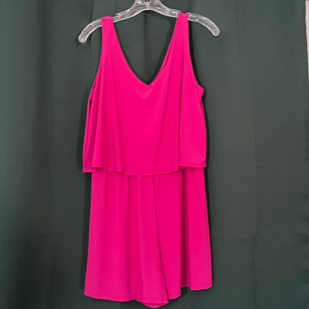 Annalee + Hope hot pink romper